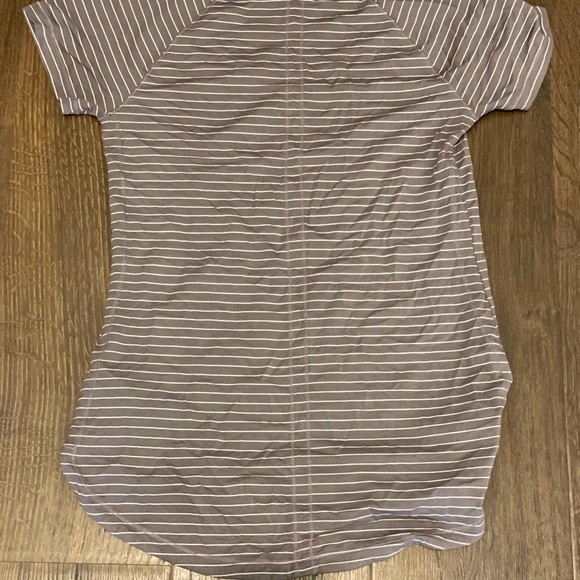 Calia Carrie Underwood Activewear Tee Striped Stretch Short Sleeve - Picture 5 of 5